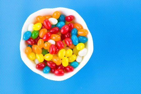 Colorful, bright, tasty and sweet jelly beans