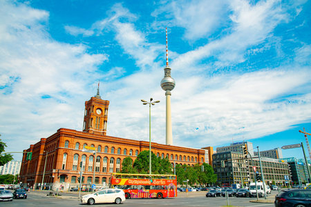 The Rotes Rathaus is the town hall of Berlin and is the home to the governing mayor and the...