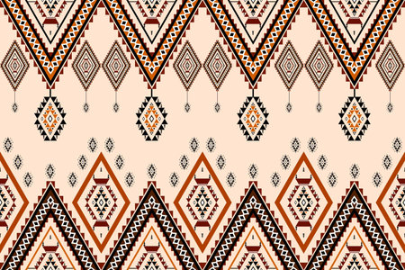 Geometric ethnic oriental seamless pattern traditional Design for...
