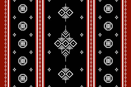 Geometric ethnic oriental seamless pattern traditional Design for...
