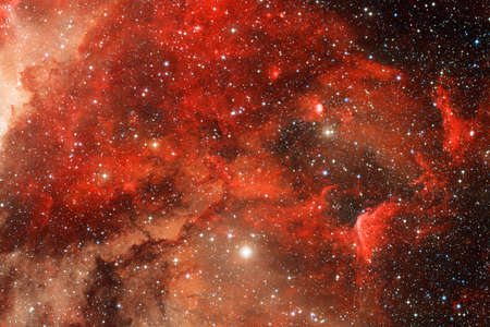 Cluster of stars in deep space. Milky way galaxy.の写真素材