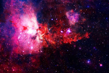 Nebulas, galaxies and stars in beautiful composition. Awesome print for wallpaper.の写真素材