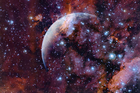 Earth. Solar system. Awesome print for wallpaper.の写真素材