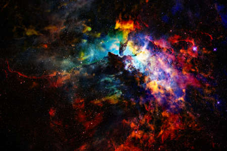Awesome of endless cosmos. Science fiction wallpaper.の写真素材