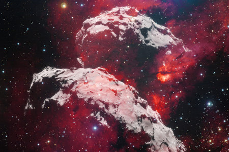 Comet 67P Churyumov-Gerasimenko. Awesome print for wallpaper.