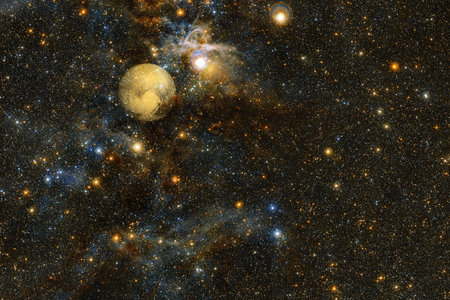 Awesome of endless cosmos. Science fiction wallpaper.