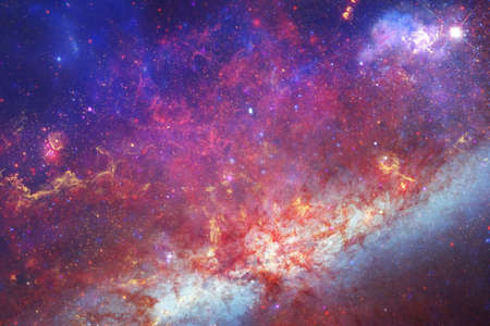 Beautiful galaxy somewhere in deep space. Cosmic wallpaper.の写真素材
