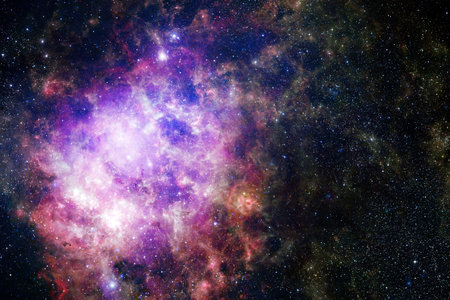 Beautiful galaxy somewhere in deep space. Cosmic wallpaper.