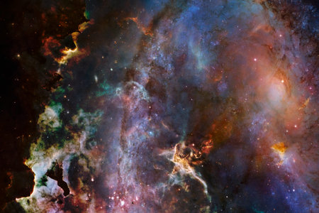 Beautiful galaxy somewhere in deep space. Cosmic wallpaper.