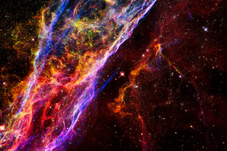 Deep space. Elements of this image furnished by NASA