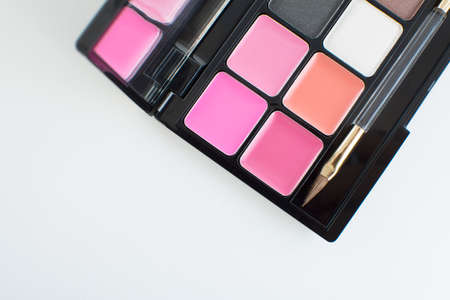 pink tone lip palette makeupの写真素材