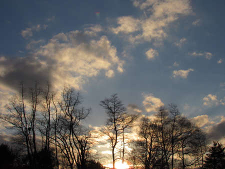 Fall Skyの写真素材