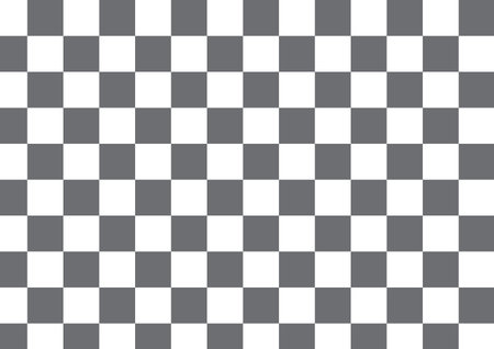 Vector modern pattern checkered ,gray and white textile print chess, abstract texture, monochrome fashion designのイラスト素材