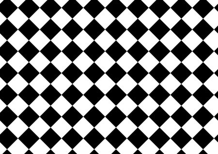 Vector modern pattern checkered ,black and white textile print chess, abstract texture, monochrome...