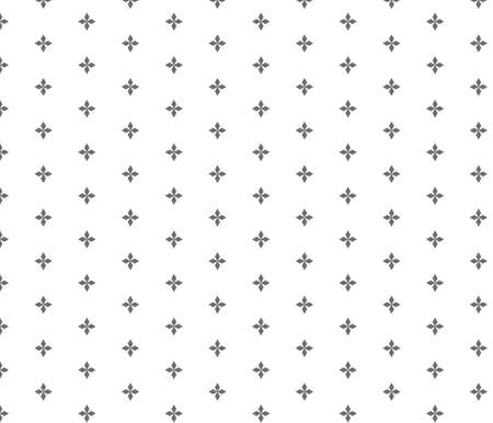 Vector pattern. abstract flower monochrome stylish, repeating with small floral.のイラスト素材