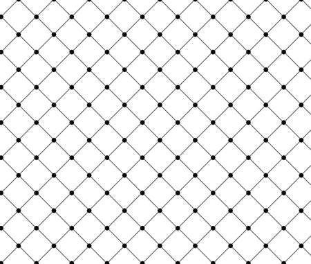 Vector pattern,dash and dotted diamond shape decorate with circle.のイラスト素材