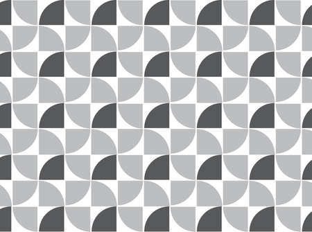 repeating quarter circle pattern, geometric pattern backgroundのイラスト素材