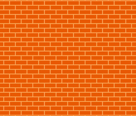 orange brick wall pattern texture.Vector illustrationのイラスト素材