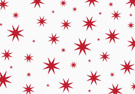 red stars patternのイラスト素材