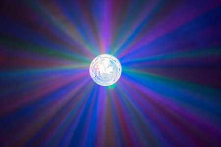 Lens flare effect. Different colors Abstract background.の写真素材