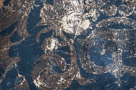 Natural brown leather texture background. Abstract vintage cow skin backdrop design.