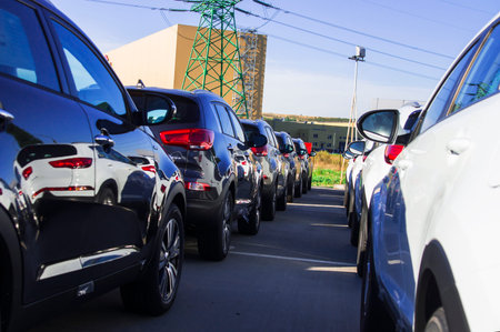 parking of new cars