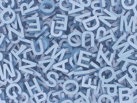 Letters stackの写真素材