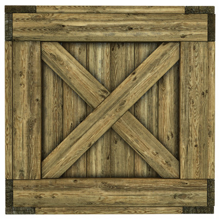 Wood crateの写真素材