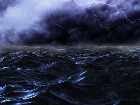 Black sea conceptual imageの写真素材