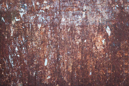 Rusted sheet metal textureの写真素材