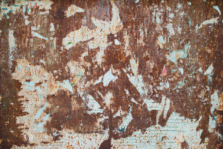 Rusted sheet metal textureの写真素材