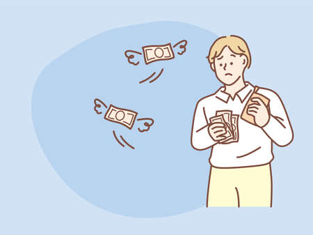 Savings, illustrations of saving money savings, balances, payments, increased assets, , side jobs, future planning, incomeのイラスト素材