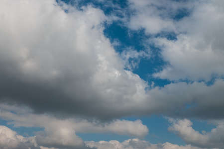 blue sky with cloudの写真素材