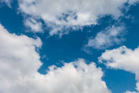 blue sky with cloudの写真素材