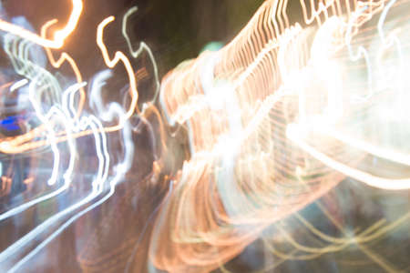 Abstract light in night life.の写真素材