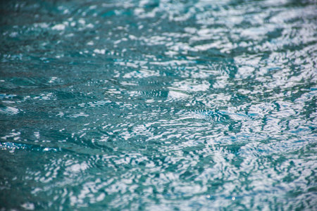 blue Water in  swimming pool