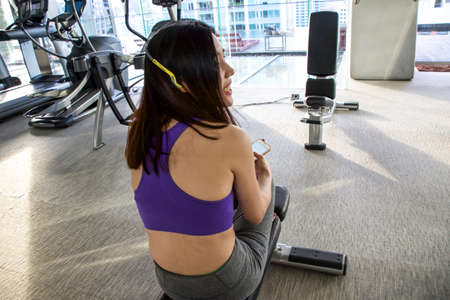 sporty woman -sport and excerciseの写真素材