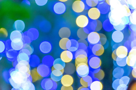 blur bokeh abstract sparkles backgroundの写真素材