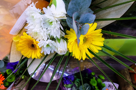 Mix fresh flower bouquet