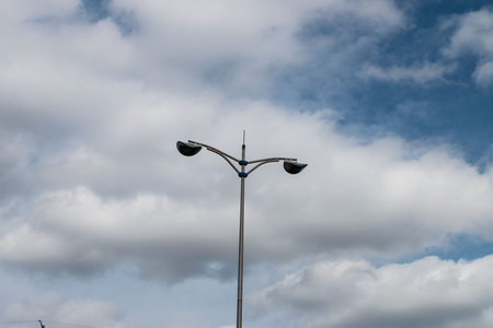 lamp pole with sky background