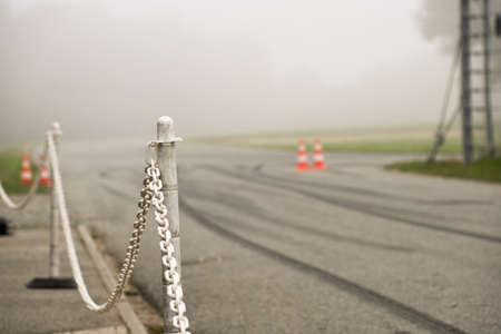 Empty Circuit in France.の写真素材