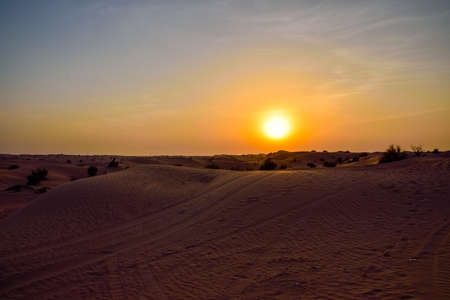 Dubai, United Arab Emirates -November 6, 2015: Dessert Safari Dubaiのeditorial素材