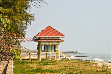 Chaam,Thailand ,Thailand - February 18,2016 -Mrigadayavan Palaceのeditorial素材