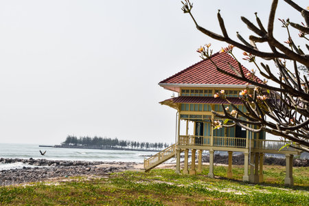 Chaam,Thailand ,Thailand - February 18,2016 -Mrigadayavan Palaceのeditorial素材