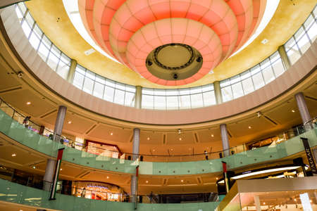 Dubai, United Arab Emirates -November 5, 2015:  interior view of a mall in dubaiのeditorial素材