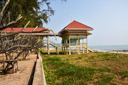 Chaam,Thailand ,Thailand - February 18,2016 -Mrigadayavan Palaceのeditorial素材