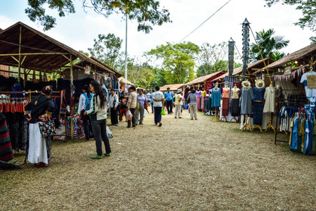 Bangkok,Thailand- January 16,2016 : Thailand Tourism Festival 2016 at Lumpini Park, Bangkok ,Thailand.のeditorial素材