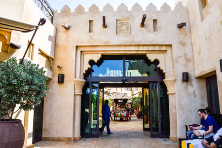 Dubai, United Arab Emirates -November 5, 2015: Souk Madinat Jumeirah in Dubaiのeditorial素材
