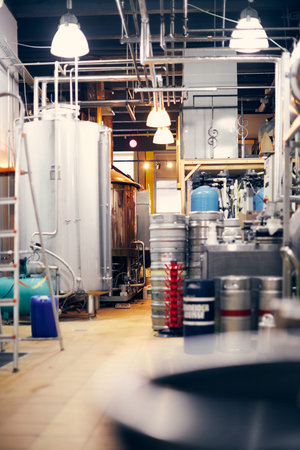 Equipment for the production of craft beer, containers for fermentation in the climatic chamber,...