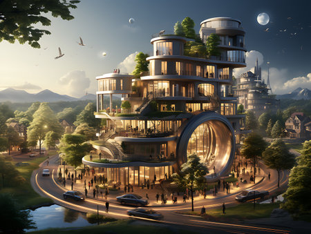 Eco-Friendly Architecture Meets Modern Livingの素材